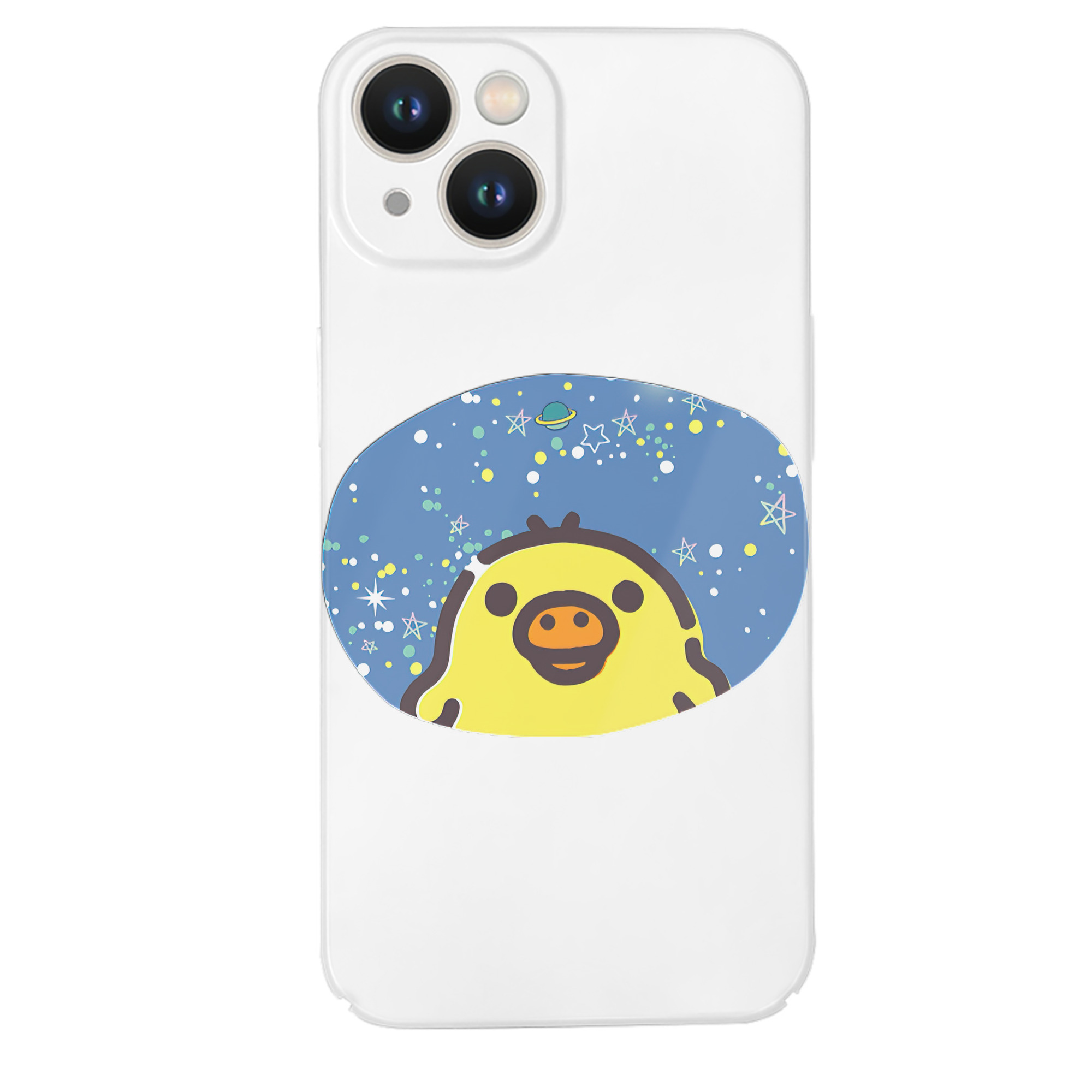 （画像用） リラックマ リラックマ キイロイトリ Rilakkuma Korilakkuma Kiiroitori 【iPhone 14シリーズ対応】ハードケース